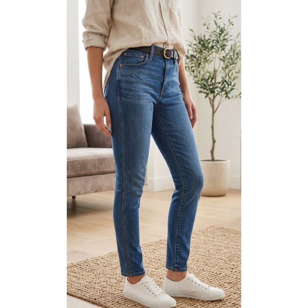 Madewell 9" High Rise Skinny Ankle Jeans Women's Size 25